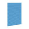 vidaXL Store pliss&eacute; bleu 85x150 cm largeur du tissu 84,4 cm polyester