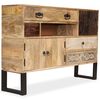 vidaXL Buffet Bois massif de manguier 115x30x80 cm