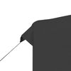 vidaXL Tente de r&eacute;ception pliable &agrave; parois Aluminium 3 x 3m Anthracite