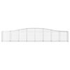vidaXL Paniers &agrave; gabions arqu&eacute;s 2 pcs 400x50x60/80 cm Fer galvanis&eacute;