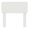vidaXL T&ecirc;te de lit Blanc 75 cm Bois d'ing&eacute;nierie