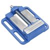 vidaXL &Eacute;tau pour perceuse &agrave; colonne bleu 100 mm fonte