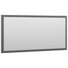 vidaXL Ensemble de meubles de bain 2 pcs Gris brillant Agglom&eacute;r&eacute;