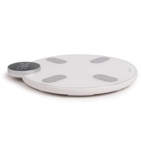 Livoo P&egrave;se-personne num&eacute;rique &agrave; Bluetooth intelligent Blanc