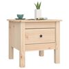 vidaXL Tables d'appoint 2 pcs 40x40x39 cm Bois massif de pin