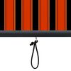 vidaXL Store roulant d'ext&eacute;rieur 140x250 cm Orange et marron