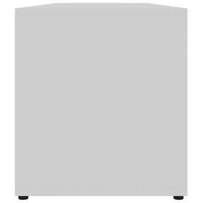 vidaXL Meuble TV Blanc 120x34x37 cm Bois d'ingénierie