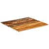 vidaXL Dessus de table carr&eacute; 70x70 cm 15-16 mm Bois de r&eacute;cup&eacute;ration