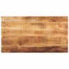 vidaXL Dessus de table rectangulaire bois massif de manguier brut