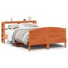 vidaXL Cadre de lit sans matelas cire marron 150x200cm bois pin massif