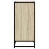 vidaXL Buffet ch&ecirc;ne sonoma 68x35x76 cm bois d'ing&eacute;nierie et m&eacute;tal