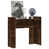 vidaXL Table console ch&ecirc;ne fum&eacute; 100x35x90 cm bois d'ing&eacute;nierie