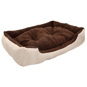vidaXL Lit chaud pour chiens avec coussin rembourr&eacute; Taille XL