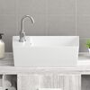 vidaXL Lavabo blanc 48x25x15 cm céramique