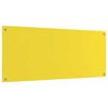 vidaXL Protection de cuisine Jaune 120 x 50 cm verre tremp&eacute;