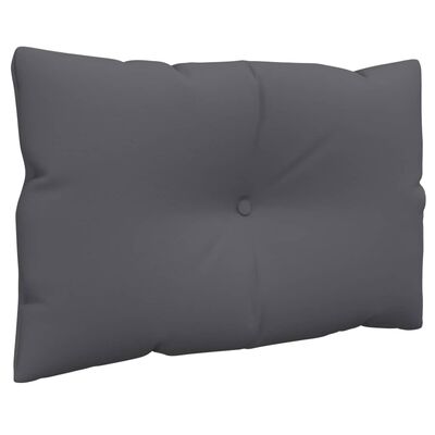 vidaXL Coussins de palette lot de 3 anthracite tissu