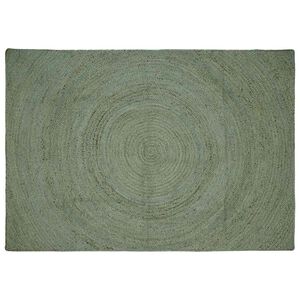vidaXL Tapis de surface Vert olive 240 x 340 cm Jute