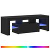 vidaXL Meuble TV 120 x 35 x 40 cm Ch&ecirc;ne noir Bois d'ing&eacute;nierie