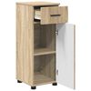 vidaXL Ensemble de mobilier de salle de bain 3 pcs Ch&ecirc;ne Sonoma