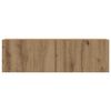 vidaXL Ensemble de meuble TV mural 8 pcs ch&ecirc;ne artisanal