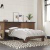 vidaXL Cadre de lit sans matelas ch&ecirc;ne marron 90x200 cm