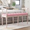 vidaXL Banc Rose 110x40x70 cm Velours
