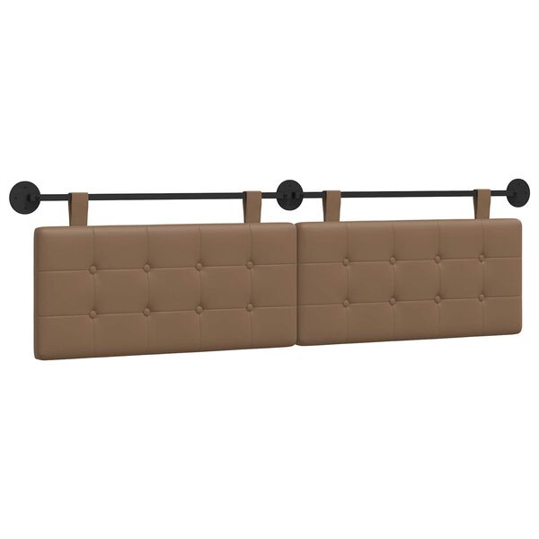 vidaXL T&ecirc;te de lit suspendue Montage mural Simili cuir