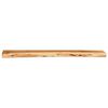vidaXL &Eacute;tag&egrave;res murales 2 pcs 100x20x3,5 cm bois massif d'acacia