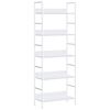 vidaXL Biblioth&egrave;que &agrave; 5 niveaux noir 60x27,6x158,5cm bois d'ing&eacute;nierie