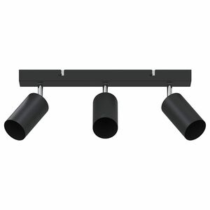 vidaXL Spot de plafond Noir 38 x 5,5 x 16,5 cm M&eacute;tal