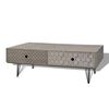vidaXL Table basse 100x60x35 cm gris
