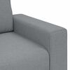 vidaXL Canap&eacute; &agrave; 3 places gris clair 180 cm tissu