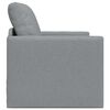 vidaXL Canap&eacute;-lit 2 en 1 gris clair 112x174x55 cm tissu