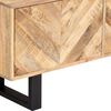 vidaXL Meuble TV 140x30x45 cm Bois de manguier massif