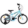 vidaXL V&eacute;lo pour enfants 16 pouces Noir et bleu