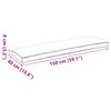 vidaXL Set de coussins de palette 2 pcs Bleu royal 100 x 40 x 8 cm