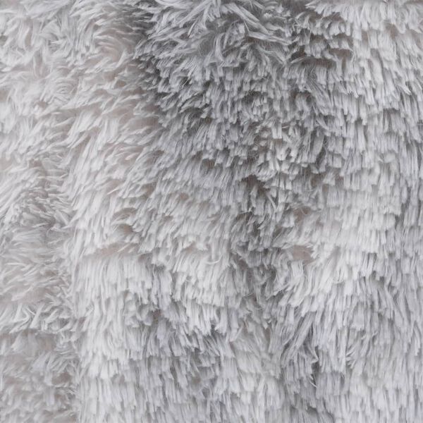 vidaXL Tapis &agrave; poils longs Gris 200x140 cm