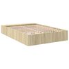 vidaXL Cadre de lit sans matelas ch&ecirc;ne sonoma 135x190 cm