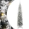 vidaXL Sapin de No&euml;l artificiel Vert 240 cm PVC et acier et plastique