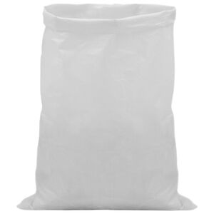 vidaXL Sacs tiss&eacute;s 10 pi&egrave;ces Blanc 40 x 60 cm PP