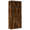 vidaXL Buffet haut ch&ecirc;ne fum&eacute; 80x42,5x249 cm bois d'ing&eacute;nierie