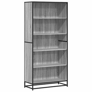 vidaXL Biblioth&egrave;que sonoma gris 80,5x35x170,5 cm bois d'ing&eacute;nierie