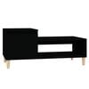 vidaXL Table basse Noir 100x50x45 cm Bois d'ing&eacute;nierie
