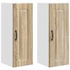 vidaXL Panneau de lave-vaisselle Kalmar 2 pc Ch&ecirc;ne Sonoma