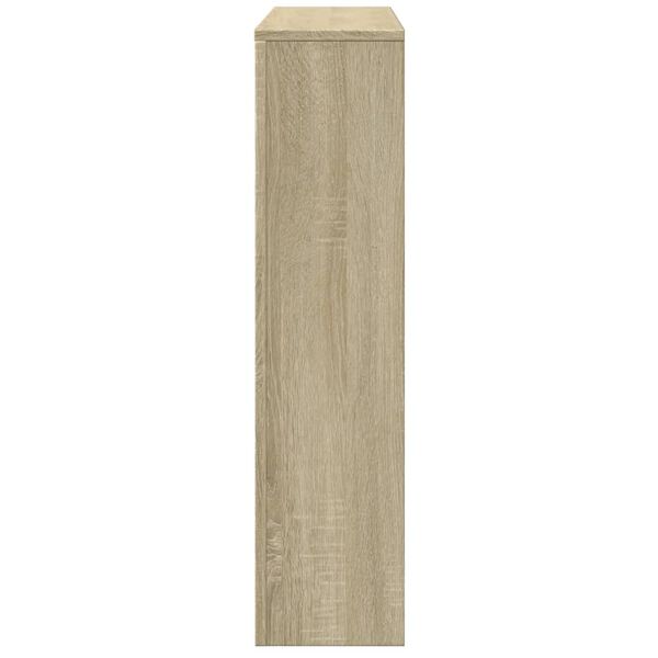 vidaXL Cache-radiateur ch&ecirc;ne sonoma 149x20x82 cm bois d'ing&eacute;nierie