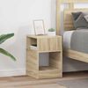 vidaXL Table d'appoint 2 pcs Ch&ecirc;ne Sonoma 30,5 x 30 x 45 cm