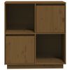 vidaXL Buffet marron miel 74x35x80 cm bois massif de pin