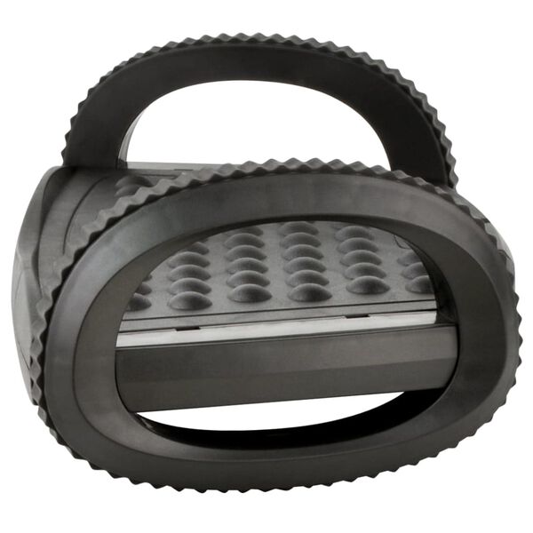 DESQ Repose-pied ABS Deux hauteurs r&eacute;glables Noir