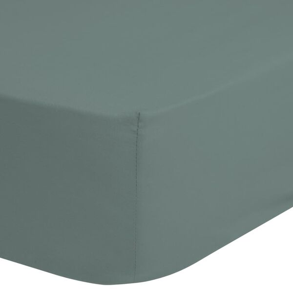 Good Morning Drap-housse Jersey 90/100x220 cm Vert brumeux