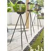 Luxform Lampe LED solaire de jardin Lighthouse tr&eacute;pied Cuivre et noir